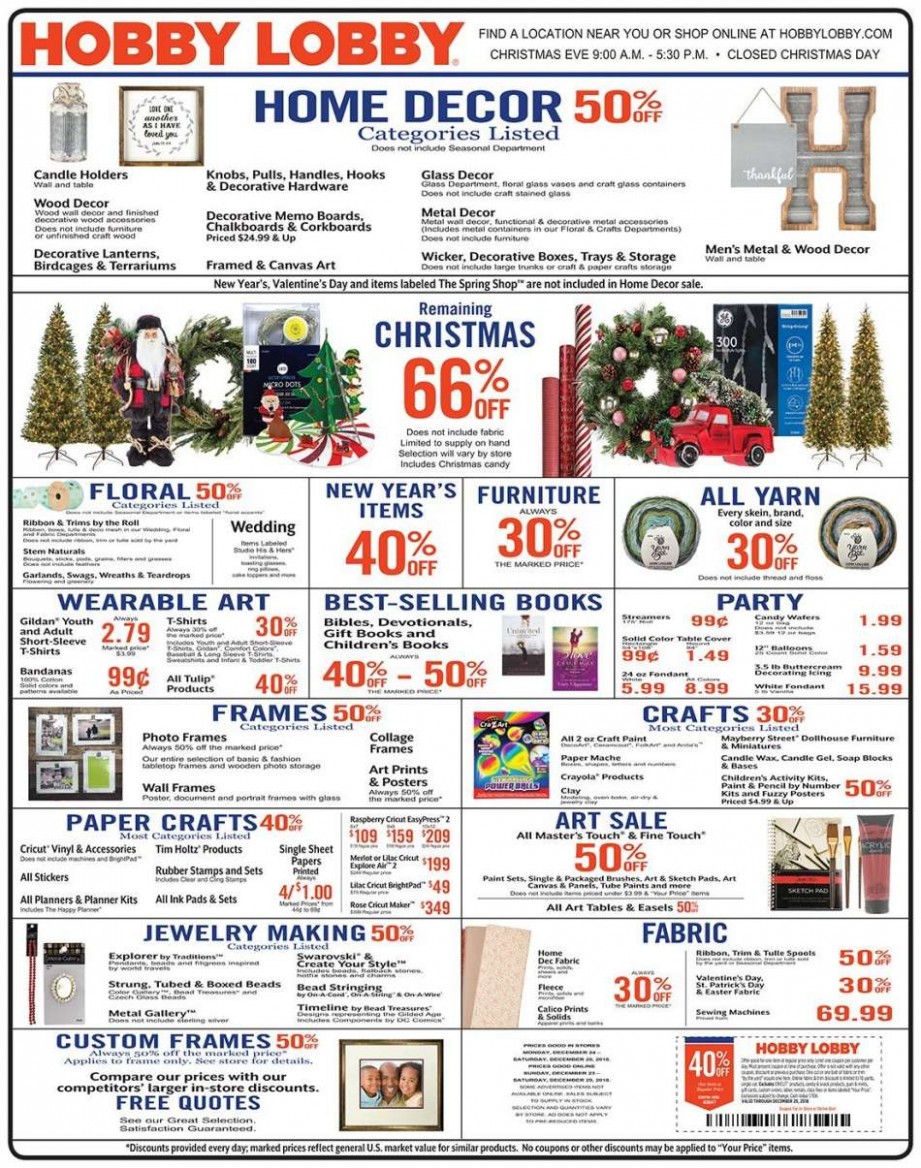 Hobby Lobby Flyer 7.7.7 7.7.7 | Weekly Ads