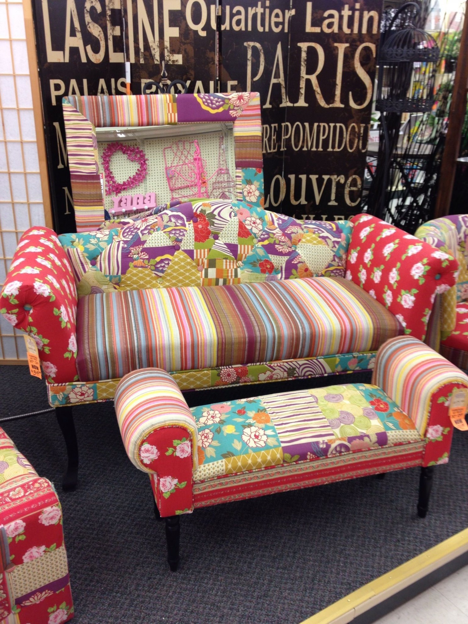 Hobby Lobby In Santa Fe, New Mexico. Colorful Patchwork Sofa And ..