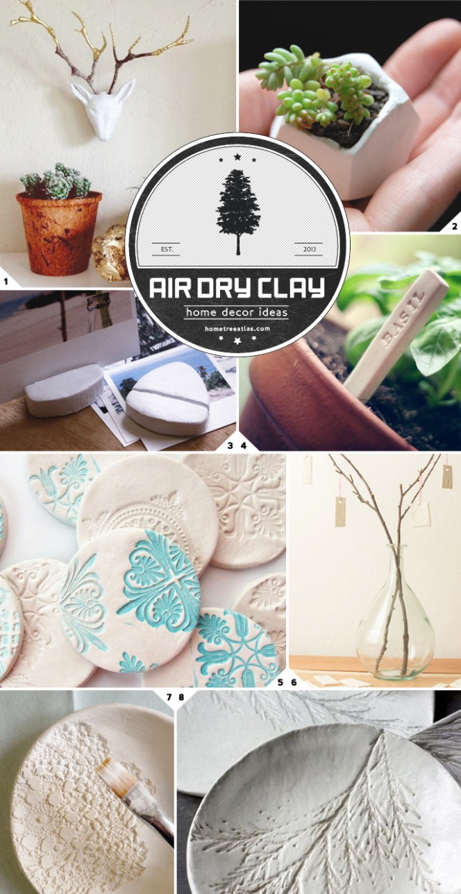 Home Decor Ideas: Using Air Dry Clay | Home Tree Atlas Can U Paint Air Dry Clay