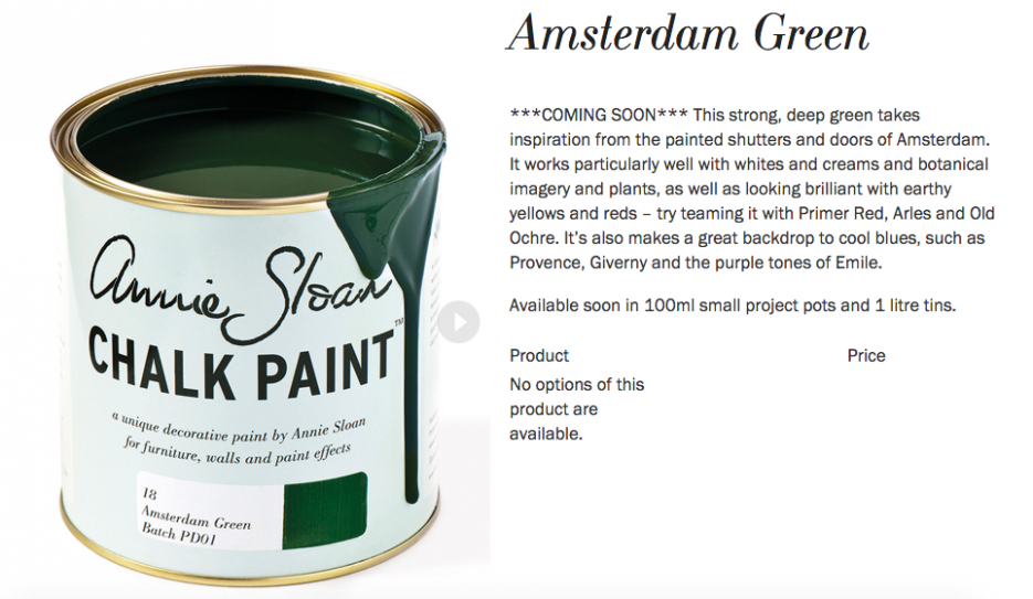 Honfleur + Amsterdam Green | Stylish Patina Where To Buy Annie Sloan Chalk Paint In Nova Scotia