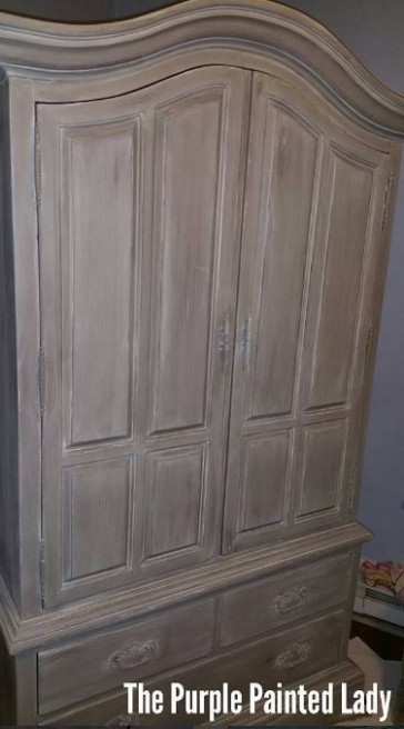 Honfleur, French Linen And Old White Wash Armoire | The ..