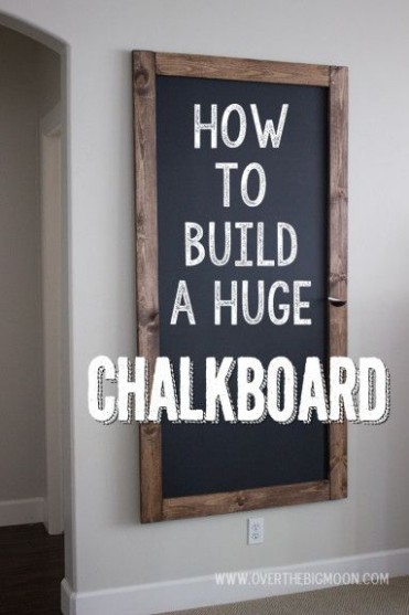 How To Build A Huge Chalkboard | Diy Decorating | Diy Home ..