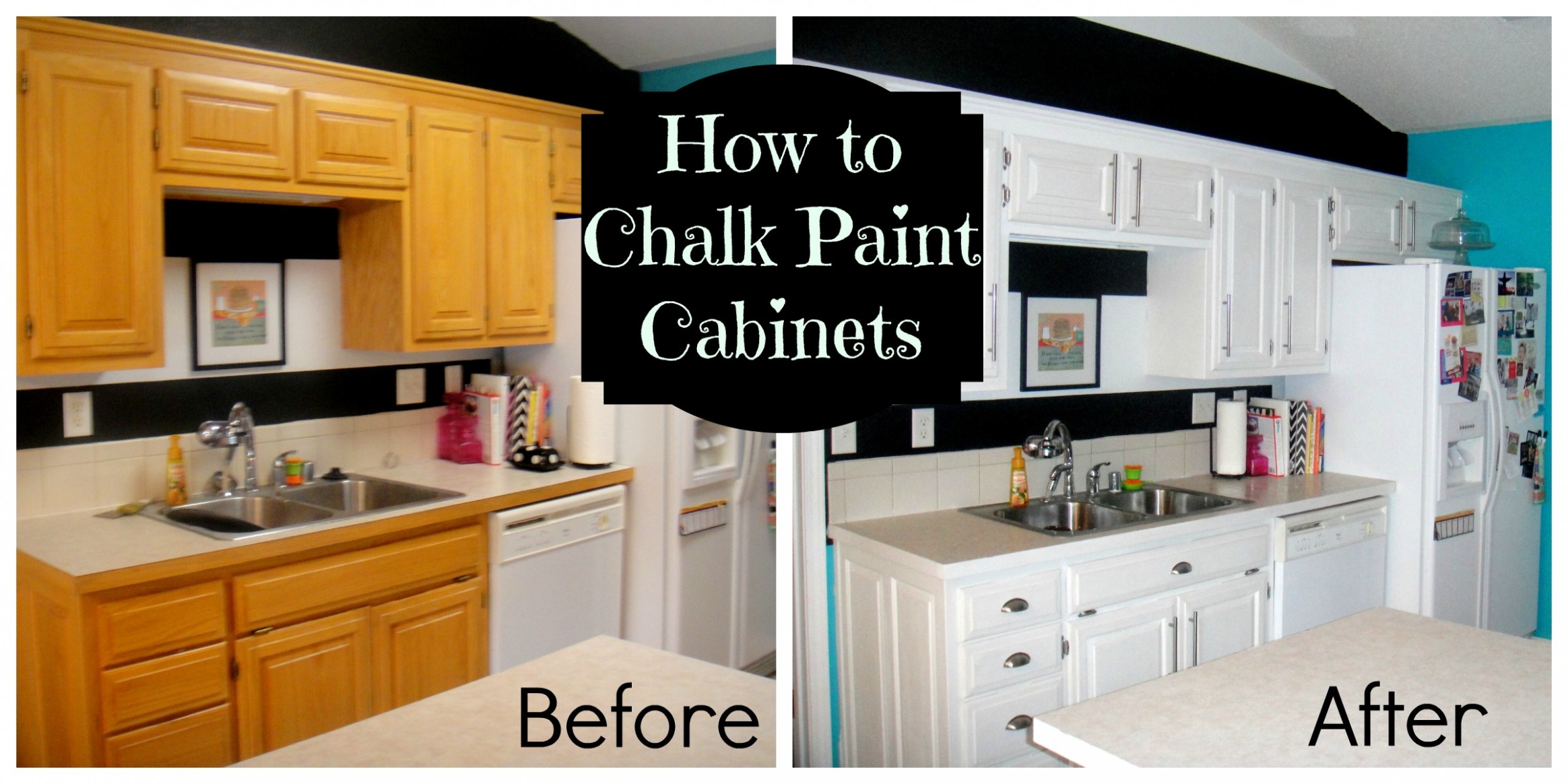 How To Chalk Paint | Decorate My Life Annie Sloan Chalk Paint Refrigerator