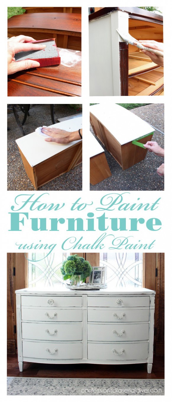How To Chalk Paint Furniture: A Step By Step Guide | Confessions ... Where To