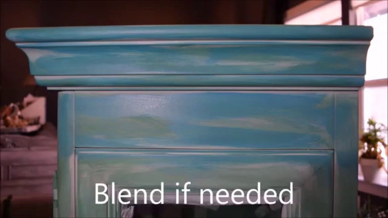 How To Easily Layer Multiple Colors Annie Sloan Chalk Paint Tutorial Two Colors