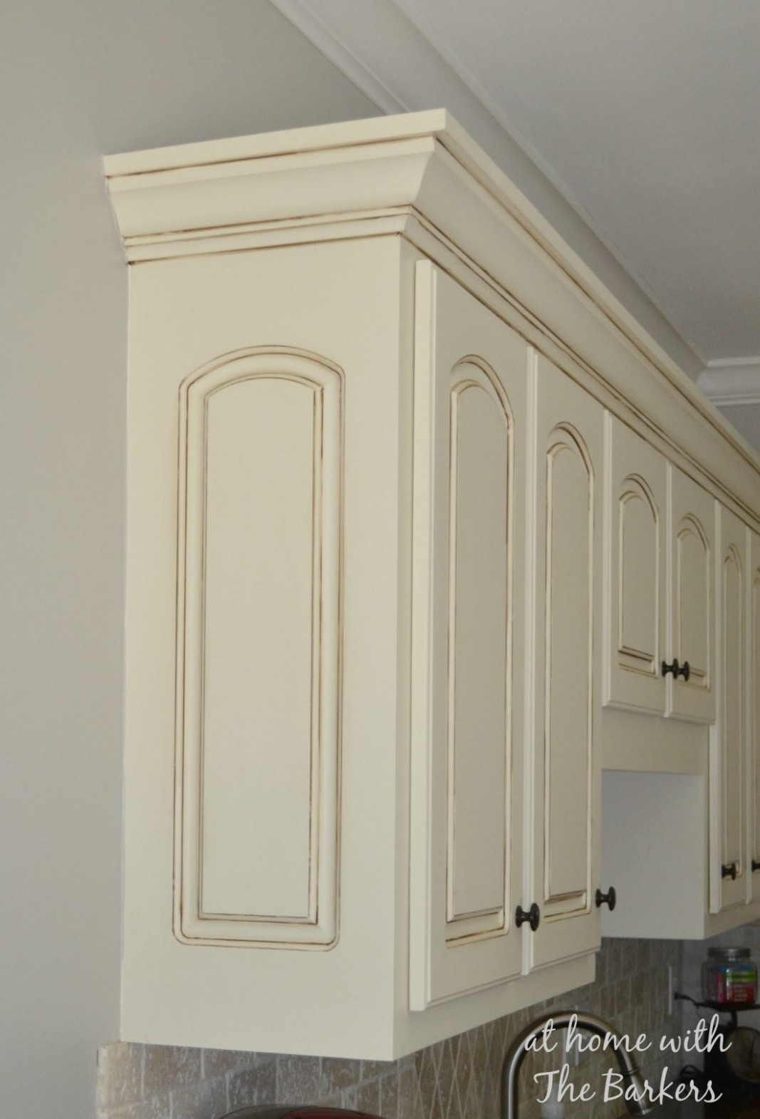How To Glaze Cabinets At Home With The Barkers Can You Use Latex Paint Over Chalk Paint