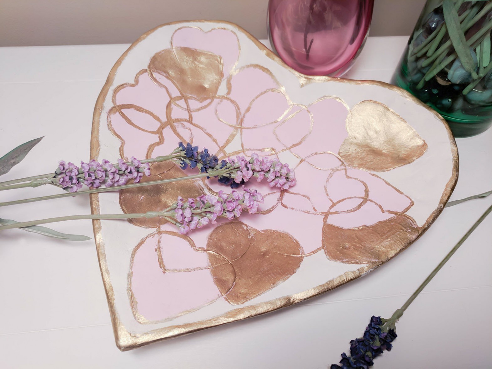 How To Make A Beautiful Diy Air Dry Clay Heart Dish When Can I Paint Air Dry Clay