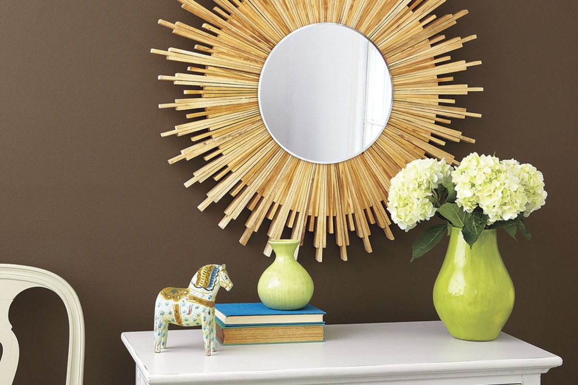How To Make A Sunburst Mirror Frame This Old House Hobby Lobby Mirrored Furniture