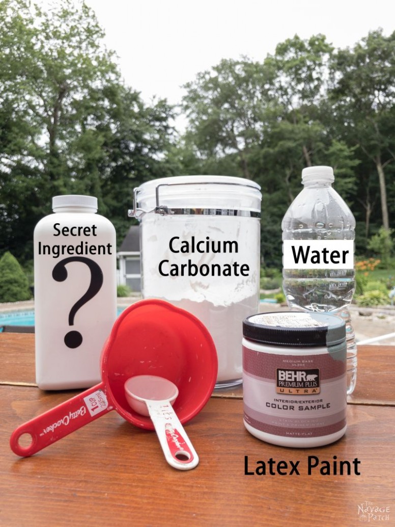 How To Make Chalk Paint With The Best Recipe! | The Navage Patch Rustoleum Gallon Chalk Paint