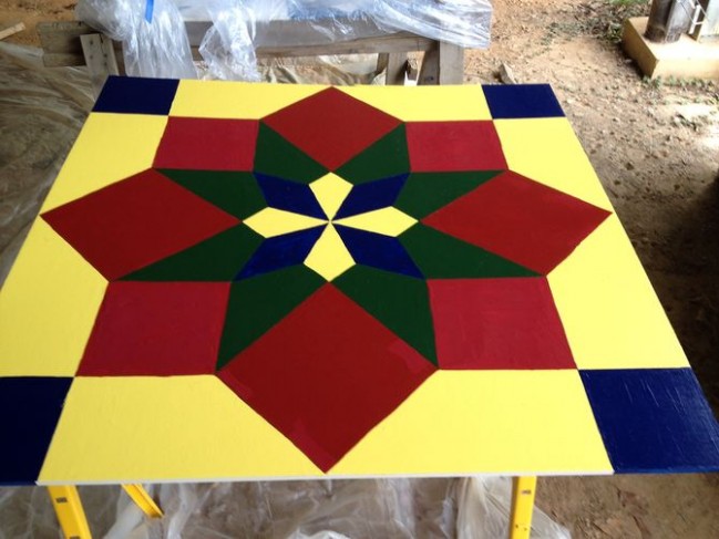 How To Paint A Barn Quilt: 10 Steps (with Pictures) Wikihow Barn Quilt Painting Cl