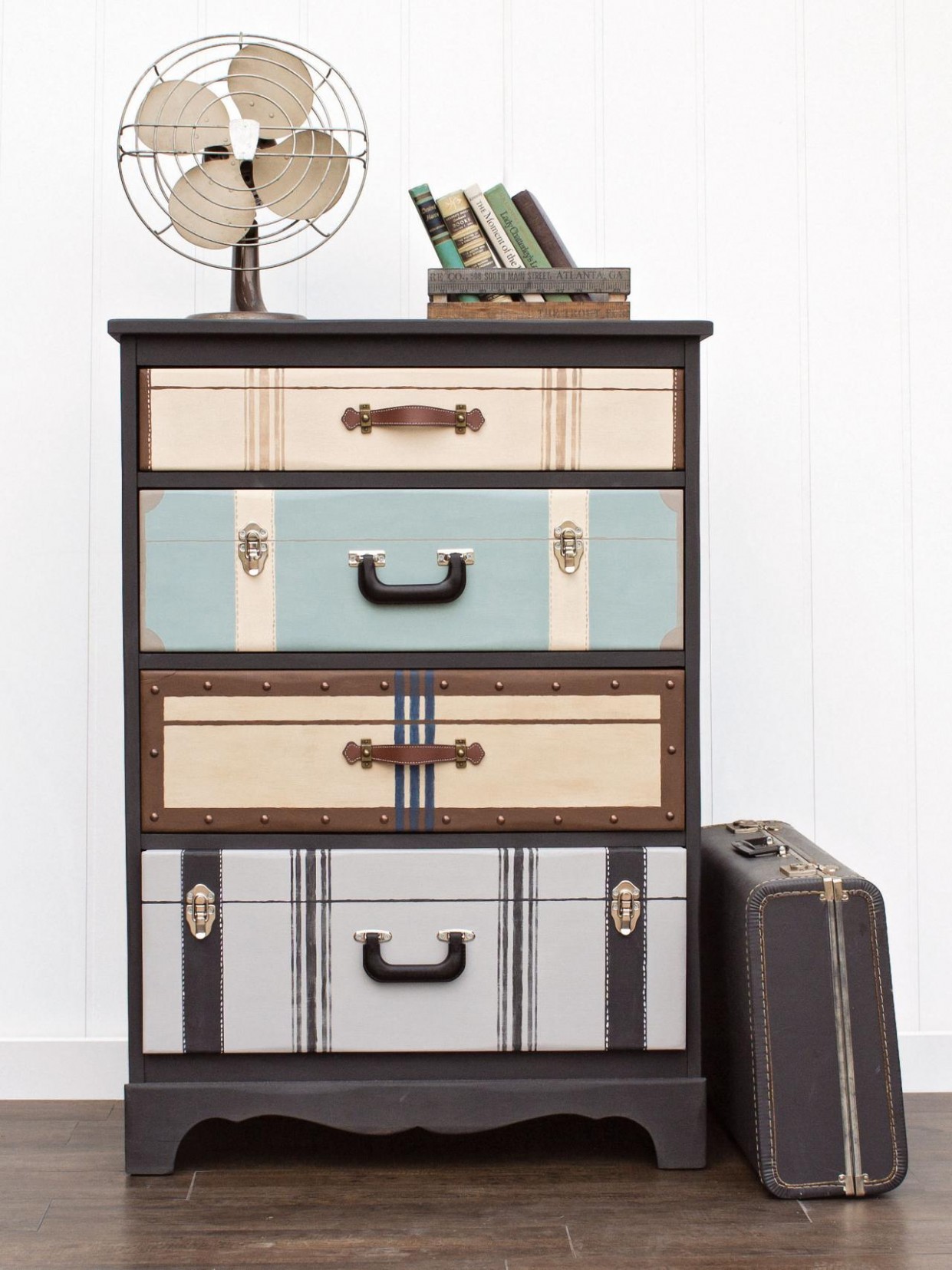 How To Paint A Dresser So It Looks Like A Stack Of Suitcases | Hgtv Where To Buy Annie Sloan Chalk Paint In Austin Tx