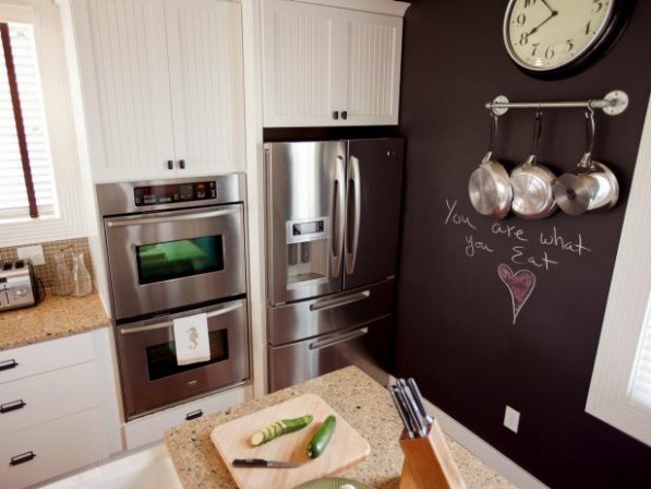 How To Paint A Kitchen Chalkboard Wall | How Tos | Diy Where To Buy Chalk Paint For Walls