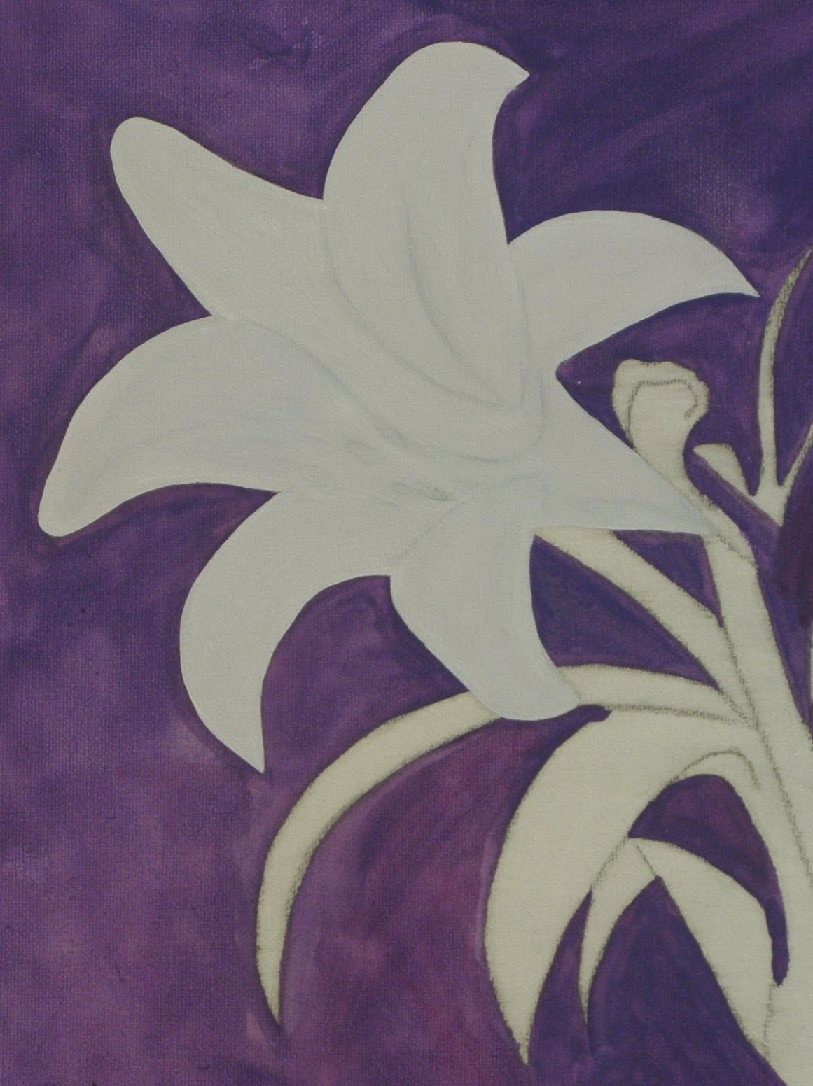 How To Paint A Lily Step By Step Acrylic Painting On Canvas Cles Near Me