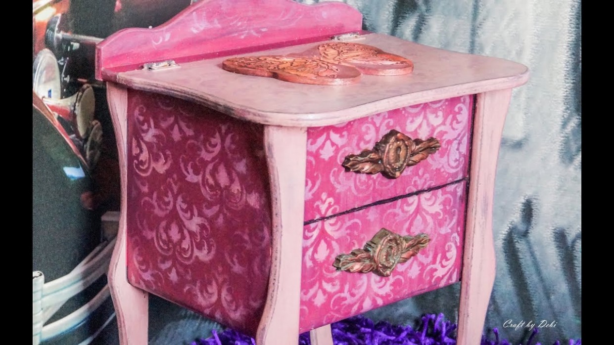How To Paint / Distress Furniture With Wax Παλαίωση με Κερί Craft By Debi Annie Sloan Chalk Paint Ebay