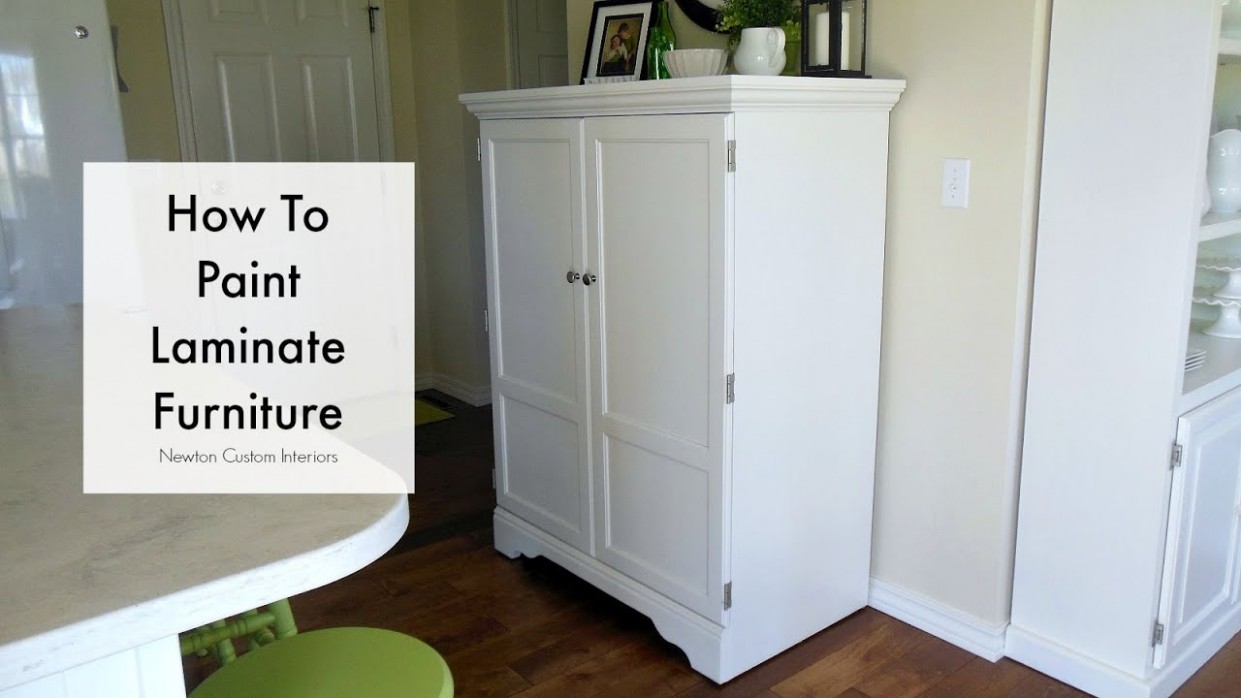 How To Paint Laminate Furniture Can You Chalk Paint Over Melamine