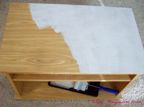 How To Paint Laminate Furniture Diy @ Craft's Can You Paint Chalk Paint Over Veneer