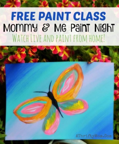 How To Paint With Acrylic Paint ~ Free Mommy & Me Paint ..