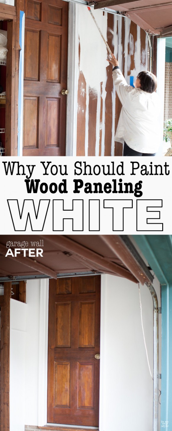 How To Paint Wood Paneling Successfully | In My Own Style Using Chalk Paint On Wood Paneling