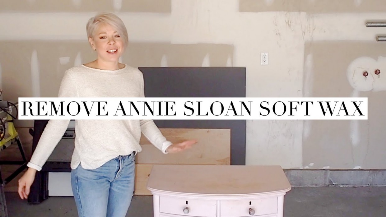 How To Remove Annie Sloan Soft Wax No Sanding | Previously Chalk Painted And Waxed Furniture Can You Paint Over Chalk Paint That Has Been Waxed