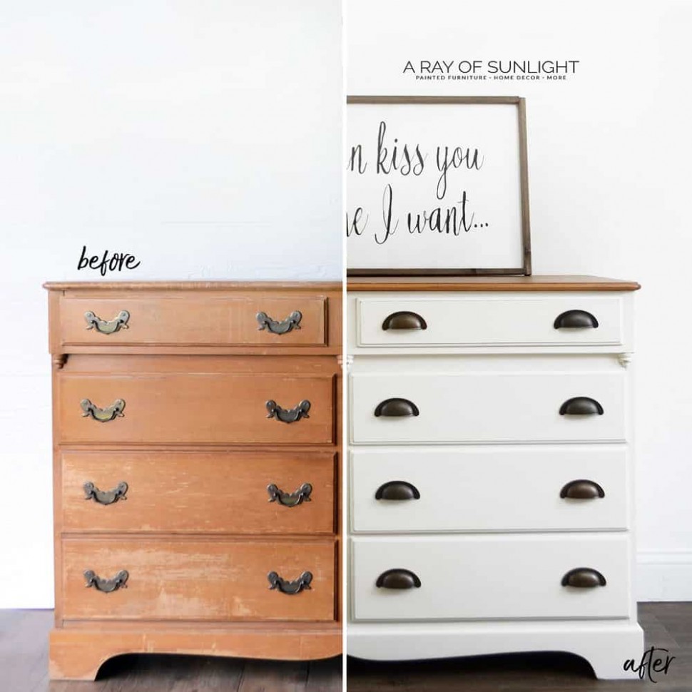 How To Spray Paint A Dresser With Chalk Paint Can I Chalk Paint Over Polyurethane