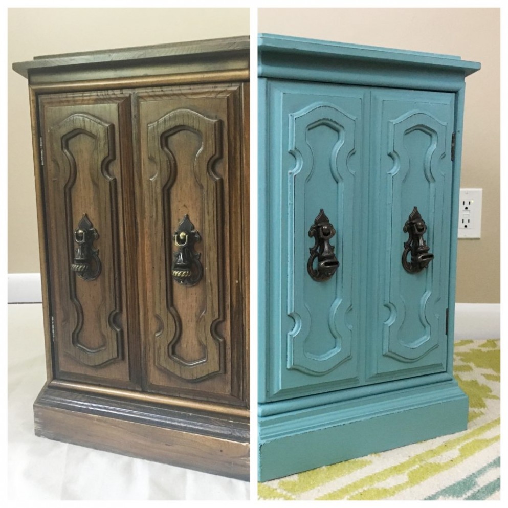 How To Stencil Furniture Plus Two Color Distressing Using Annie ..