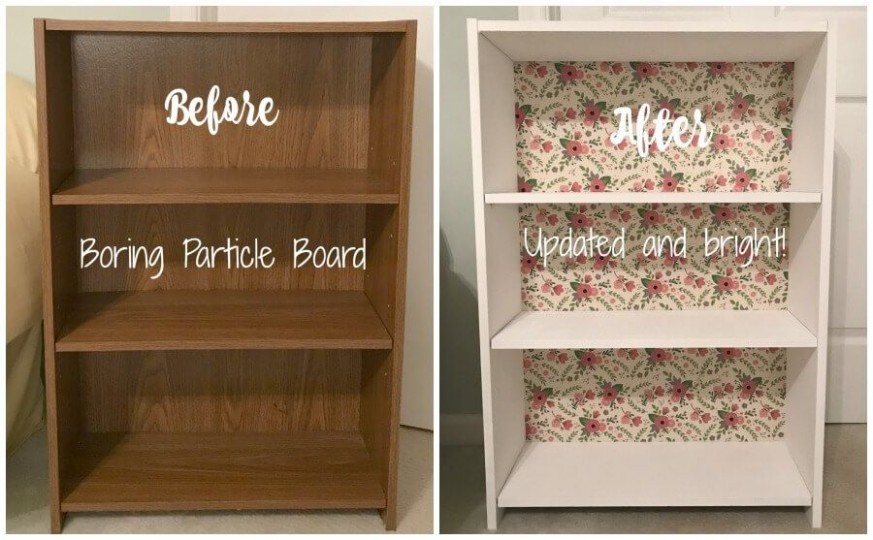 How To Update Used Particle Board Shelves The Easy Way ..