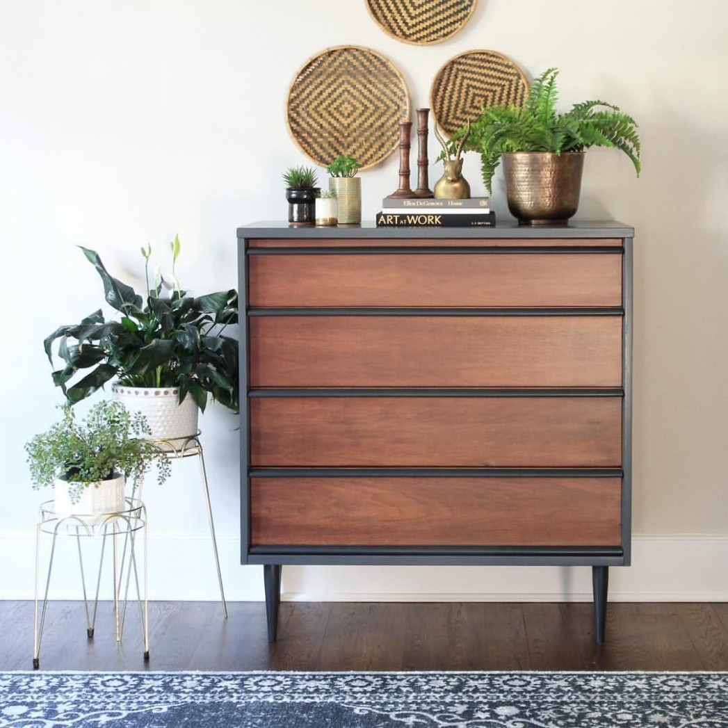 I Painted This Mid Century Modern Dresser With Annie Sloan ..