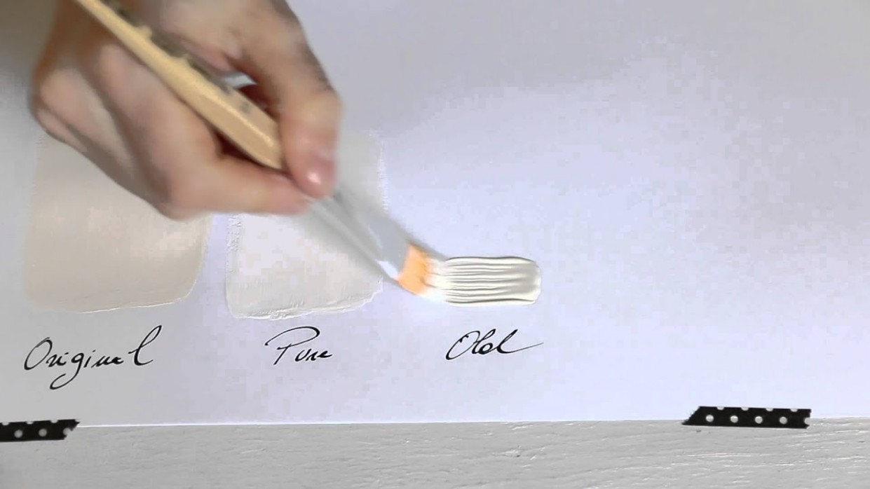 I Tre Bianchi Chalk Paint® Annie Sloan Annie Sloan Chalk Paint Pure White Tutorial