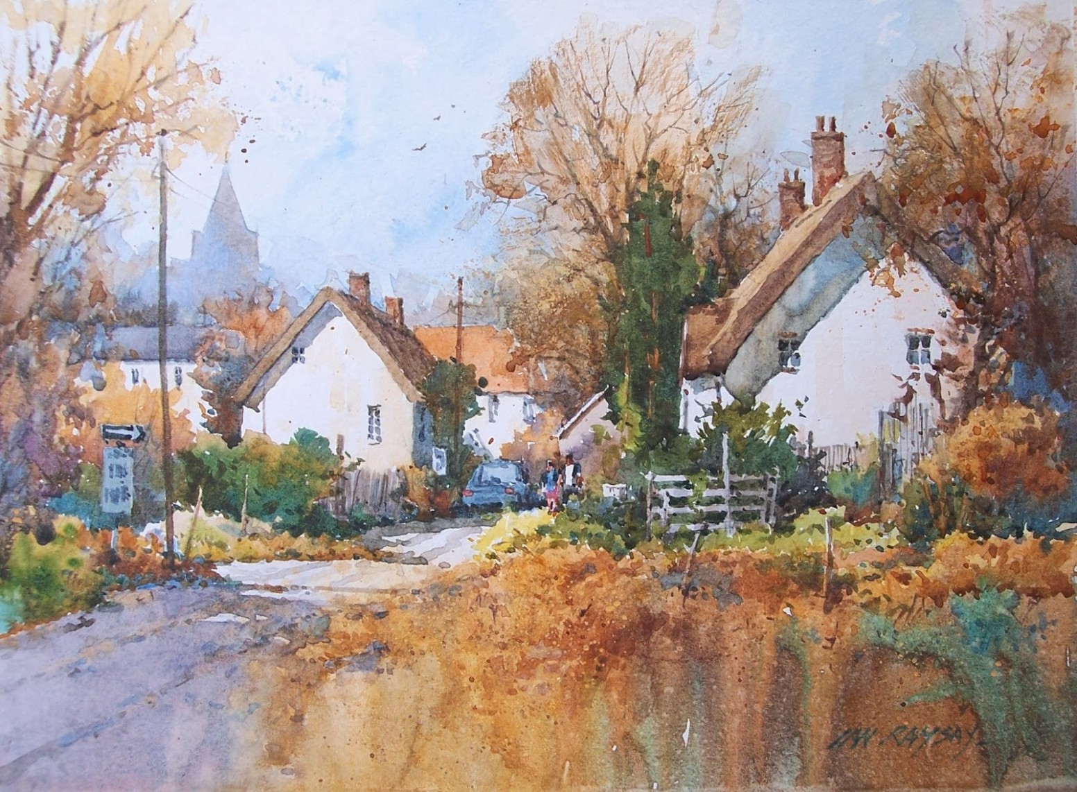 Ian Ramsay Watercolors: I Have Painted A Great Deal Over ..