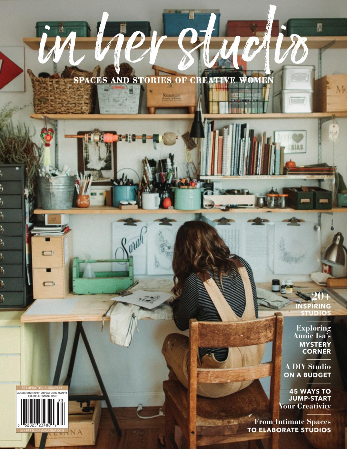 In Her Studio Premier Issue By Stampington & Company Issuu Annie Sloan Chalk Paint Reers Sydney