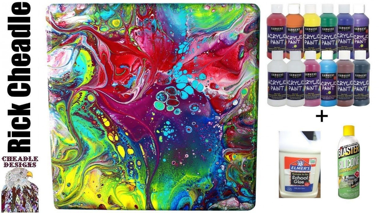 Inexpensive Paint Pouring Option Sargent Art Acrylics And ..
