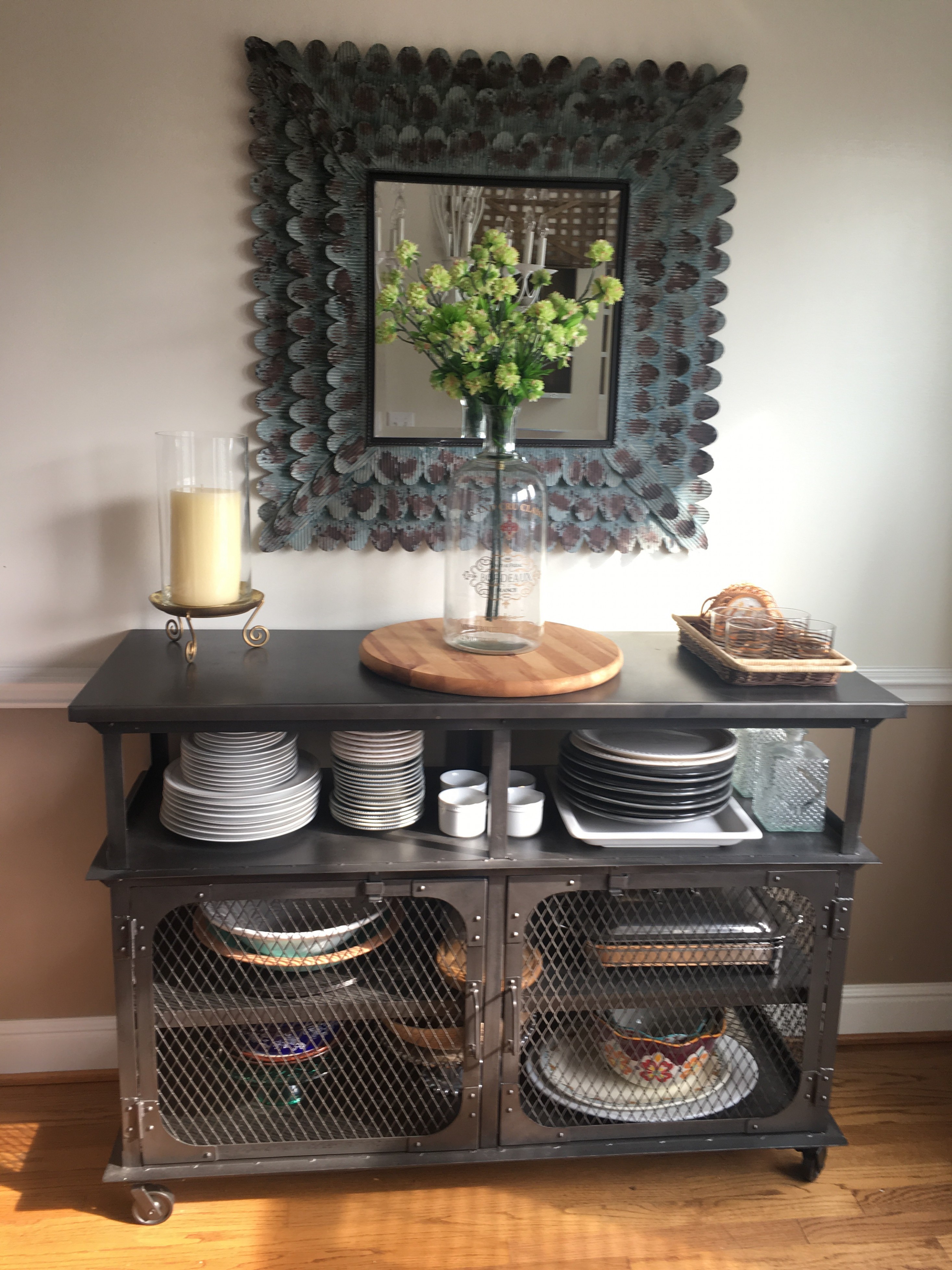 Kitchen Buffet! – The Cute Thrifty Girl Hobby Lobby Mirrored Furniture