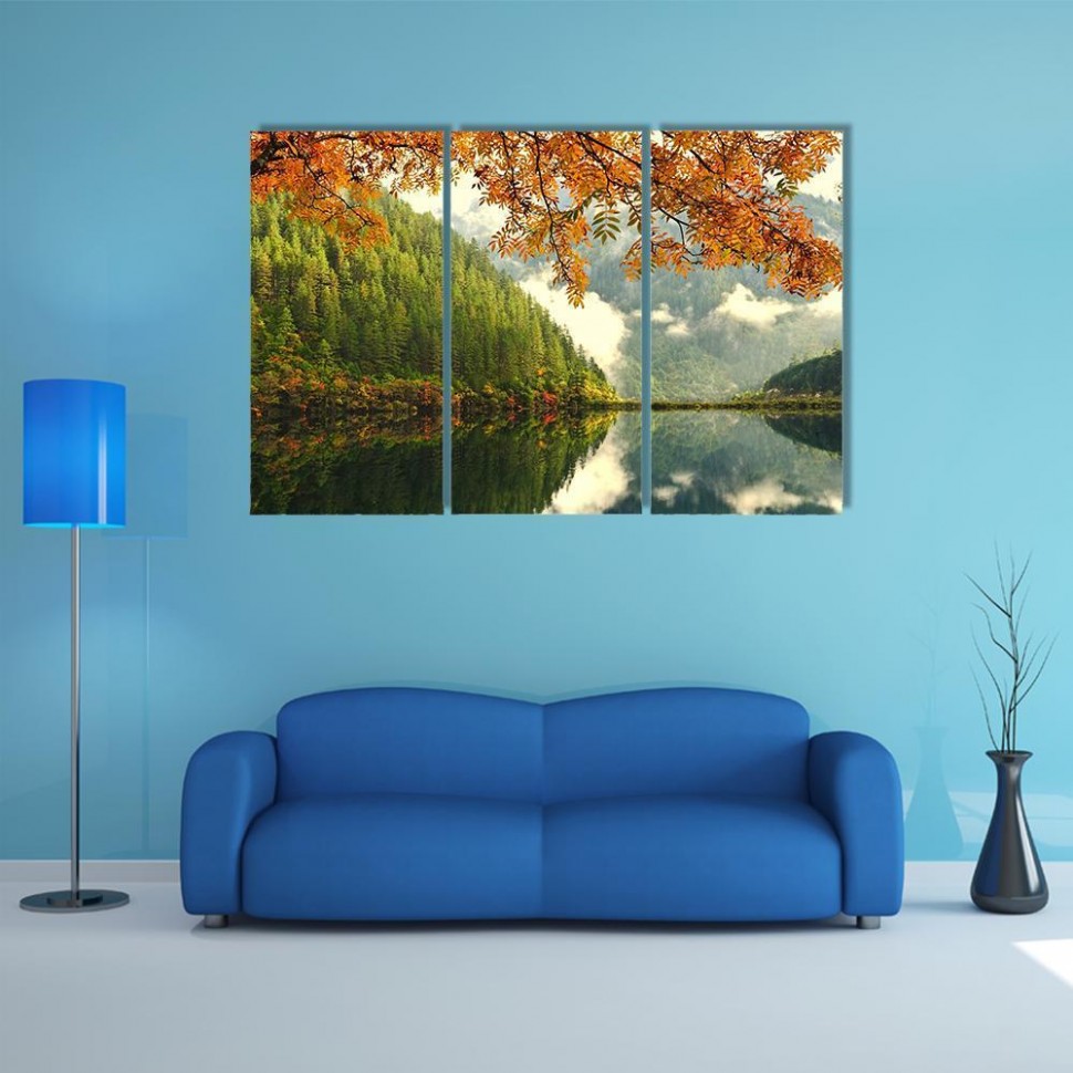 Lake In China Multi Panel Canvas Wall Art China Painting Cles Near Me