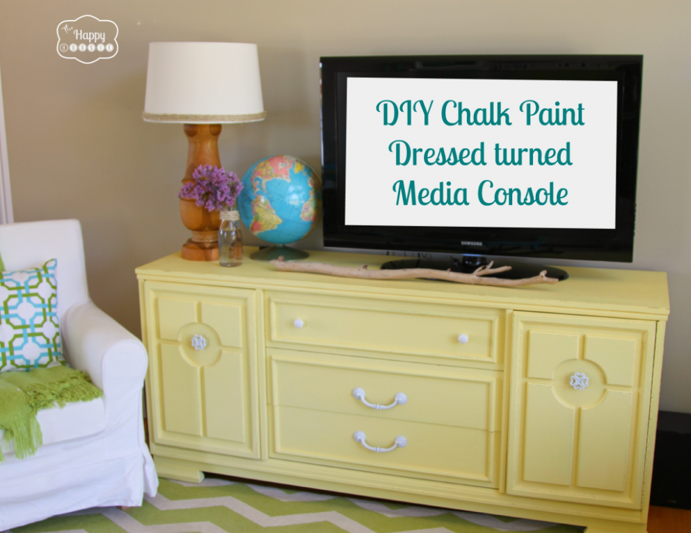 Lightening Up The Living Room With A Diy Chalk Paint Dresser ..
