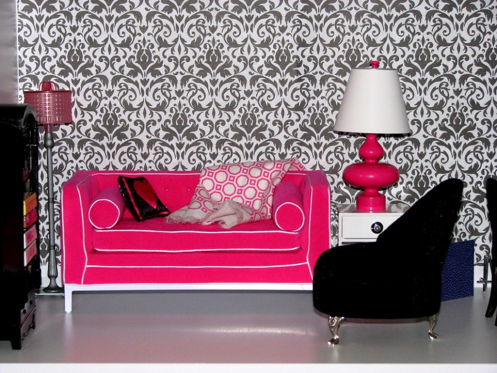 Living Room Wallpaper Hobby Lobby Miniature Furniture