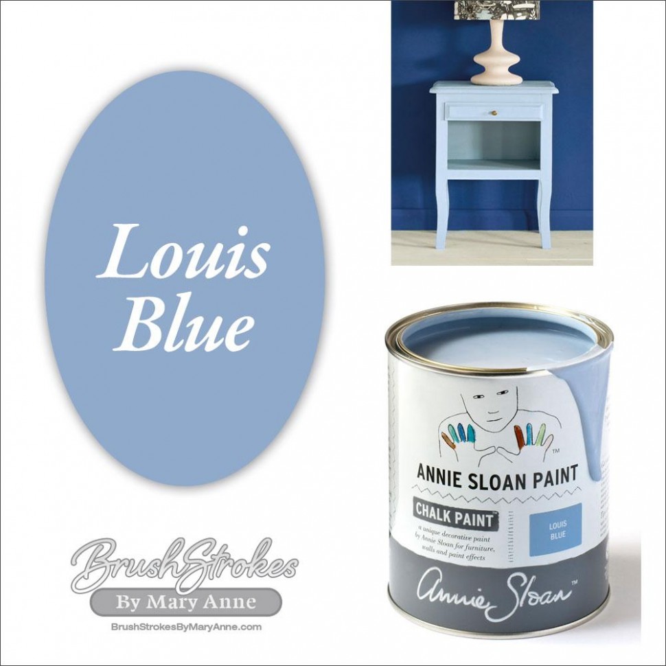 Louis Blue (sample 10ml) Annie Sloan Chalk Paint Louis Blue