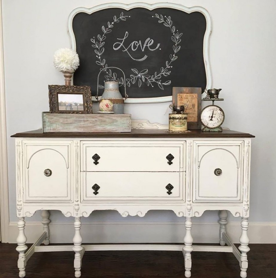 Lovely Buffet In Old White Chalk Paint® Decorative Paint By Annie ..