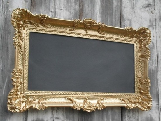 Make A Chalk Board From An Antique Frame | Chalkboard ..