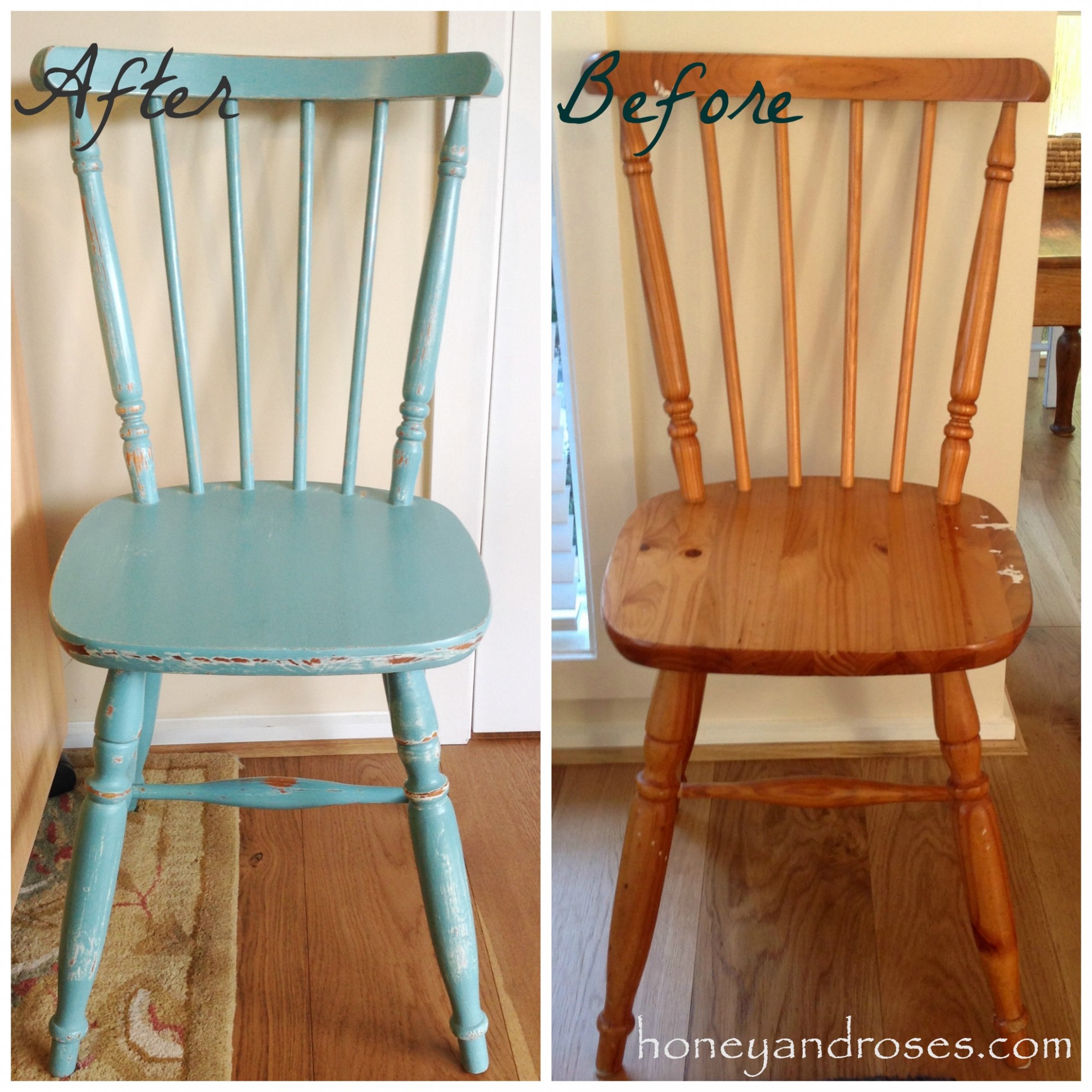 Makeover Of A Pine Kitchen Chair Using Chalk Paint « Honey ..