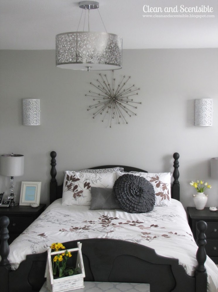 Master Bedroom Makeover Clean And Scentsible Annie Sloan Chalk Paint Graphite Furniture