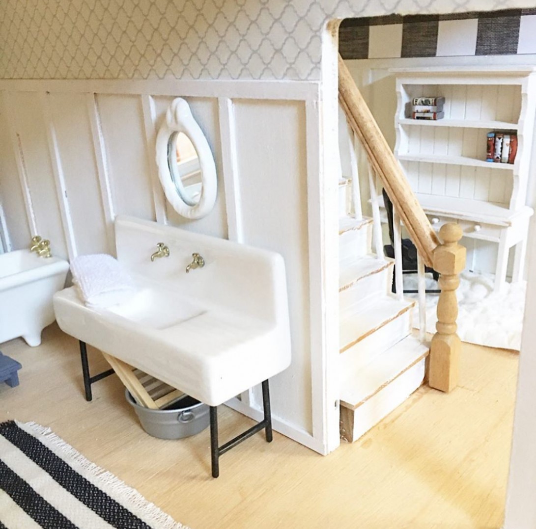 Miniature Farmhouse “fixer Upper” Gracefully Home Dollhouse Furniture Sets Hobby Lobby