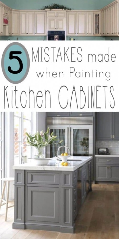 Mistakes People Make When Painting Kitchen Cabinets Page ..