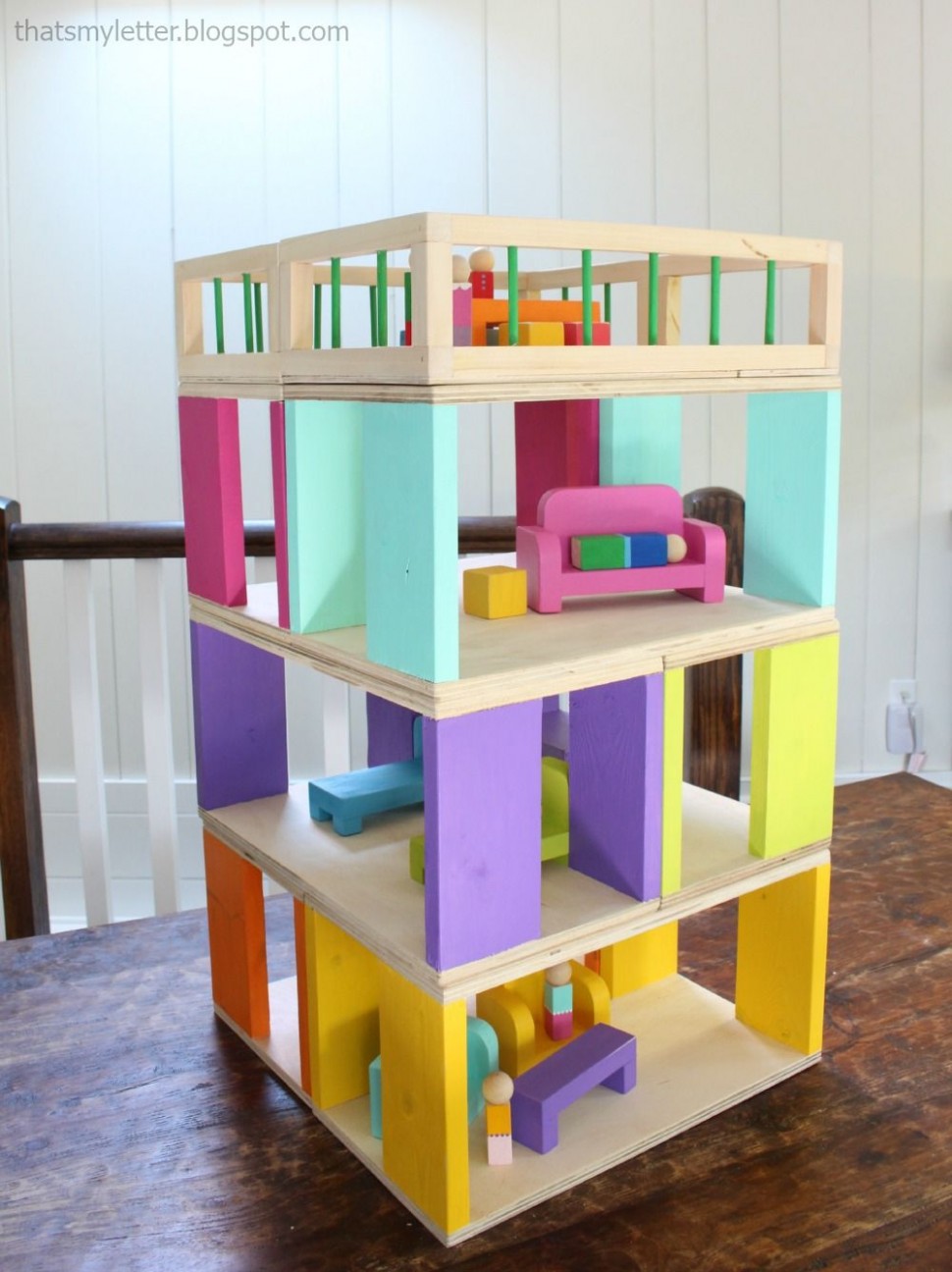 Modular Stackable Dollhouse Free And Easy Diy Project And Doll ..