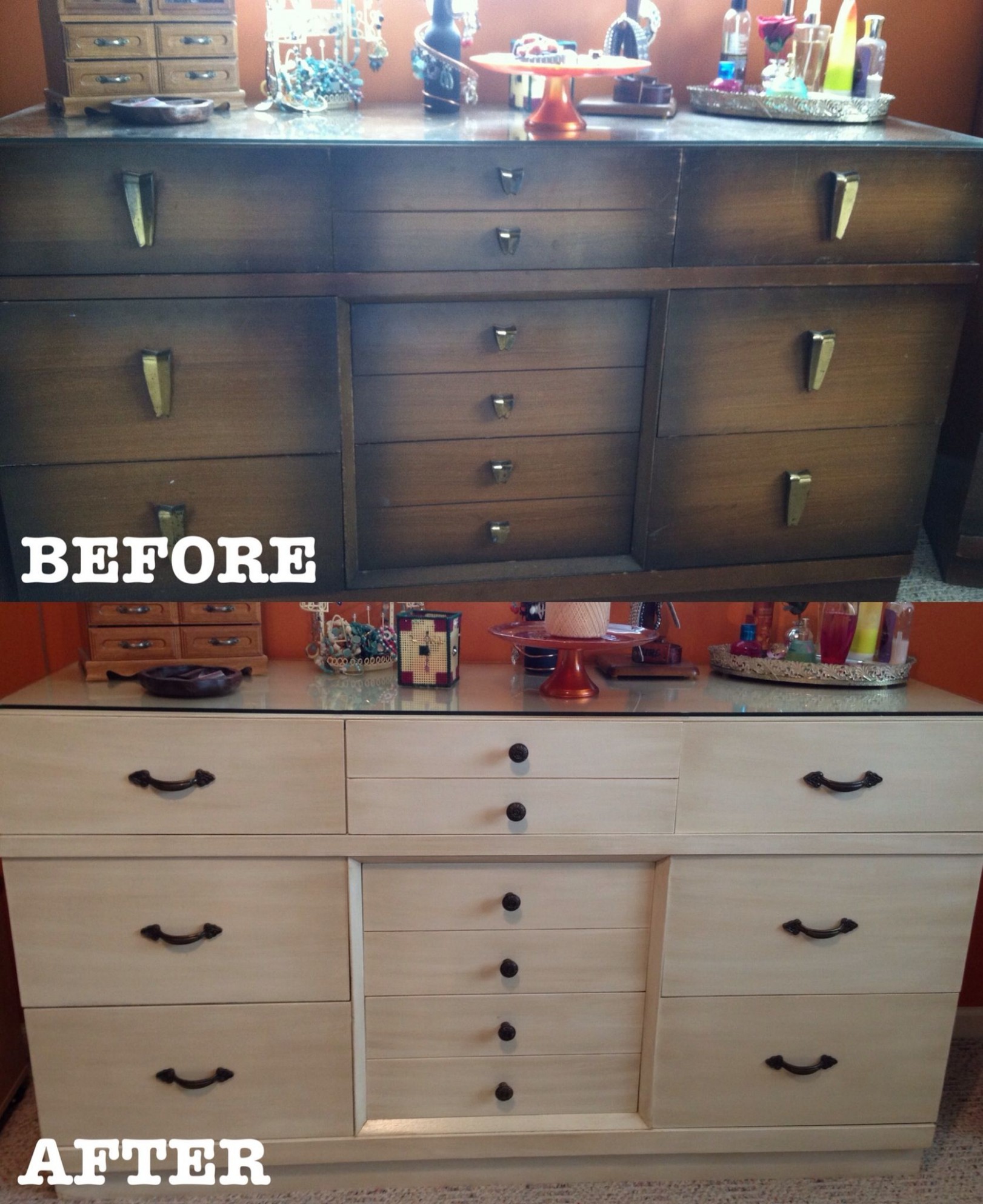 My Diy Refurbished Dressers. I Used The Rustoleum Refinishing Kit ..