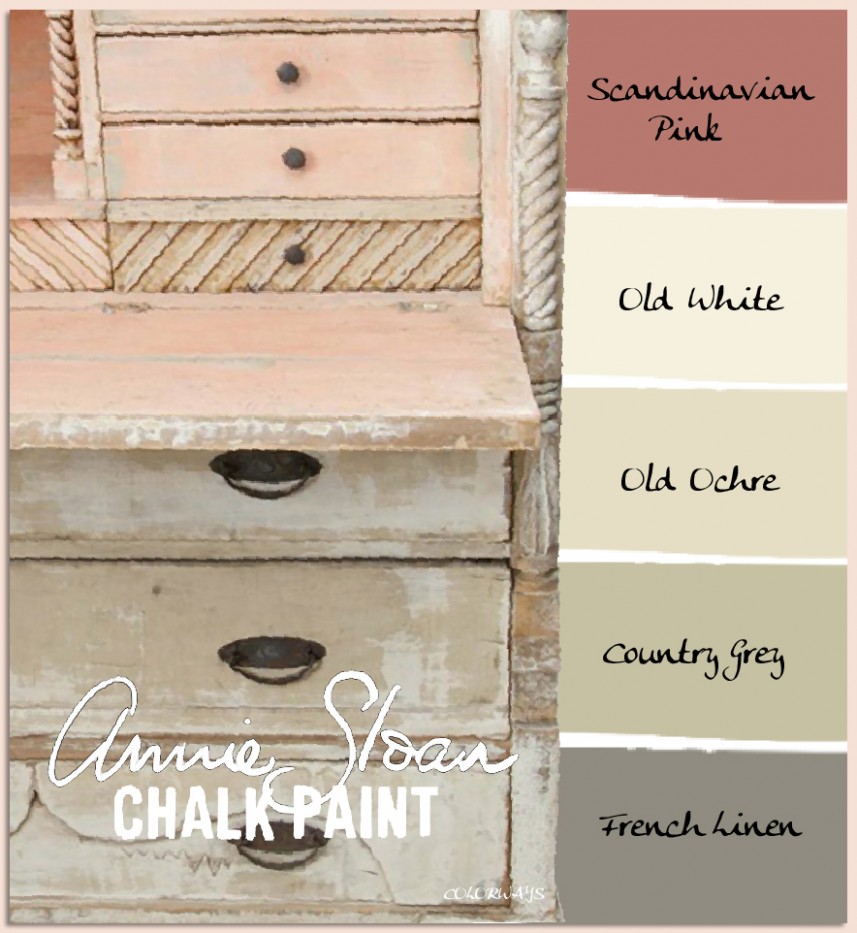 Old White And Pastels | Colorways With Leslie Stocker Annie Sloan Chalk Paint In Old White