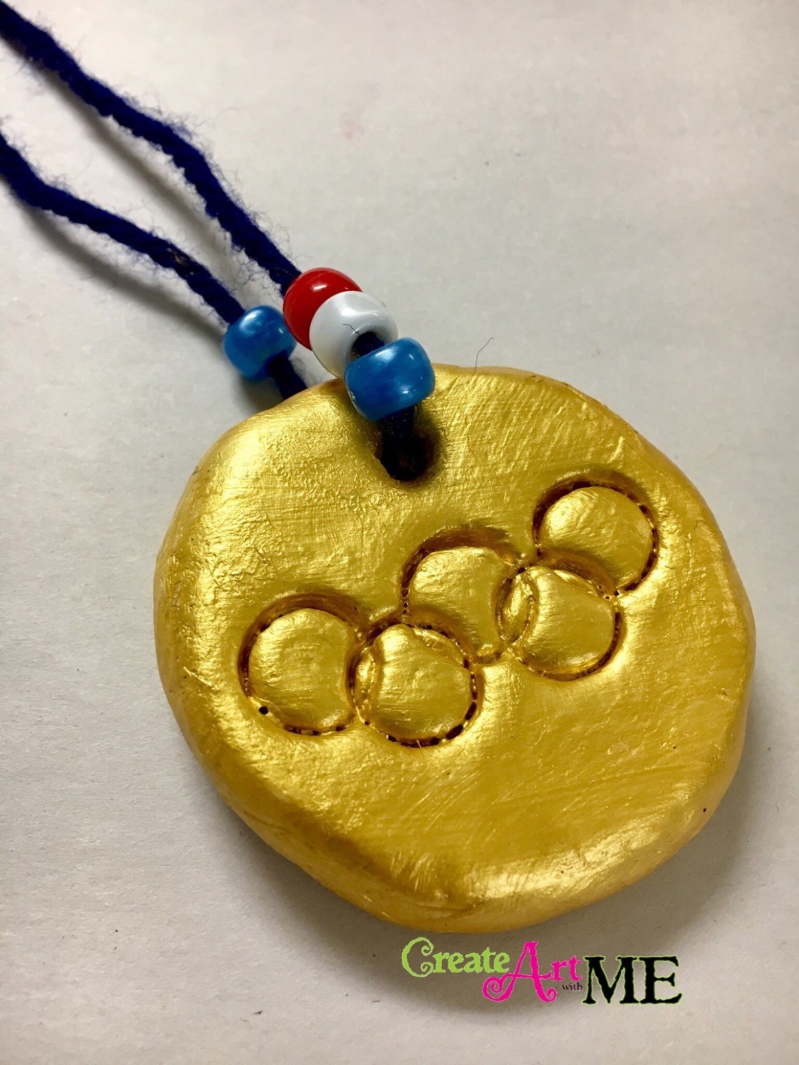 Olympic Medal Craft Air Dry Clay Create Art With Me Air Dry Clay Painting Techniques