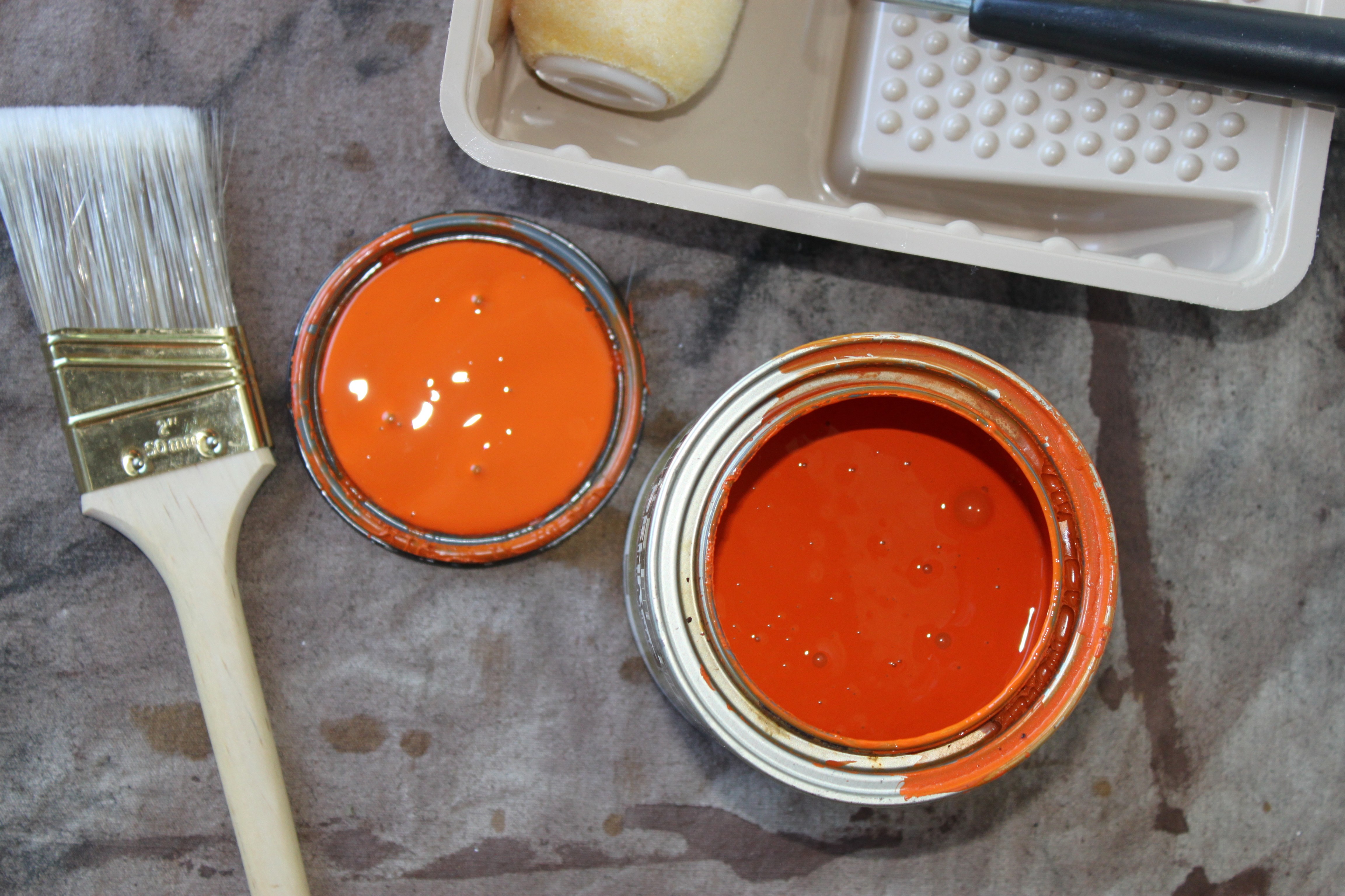 “orange” You Glad That We Did | The Cavender Diary Can You Put Semi Gloss Paint Over Chalk Paint