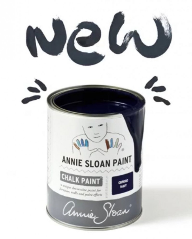 Oxford Navy Chalk Paint® By Annie Sloan | The Purple Painted Lady Where To Buy Annie Sloan Chalk Paint Online