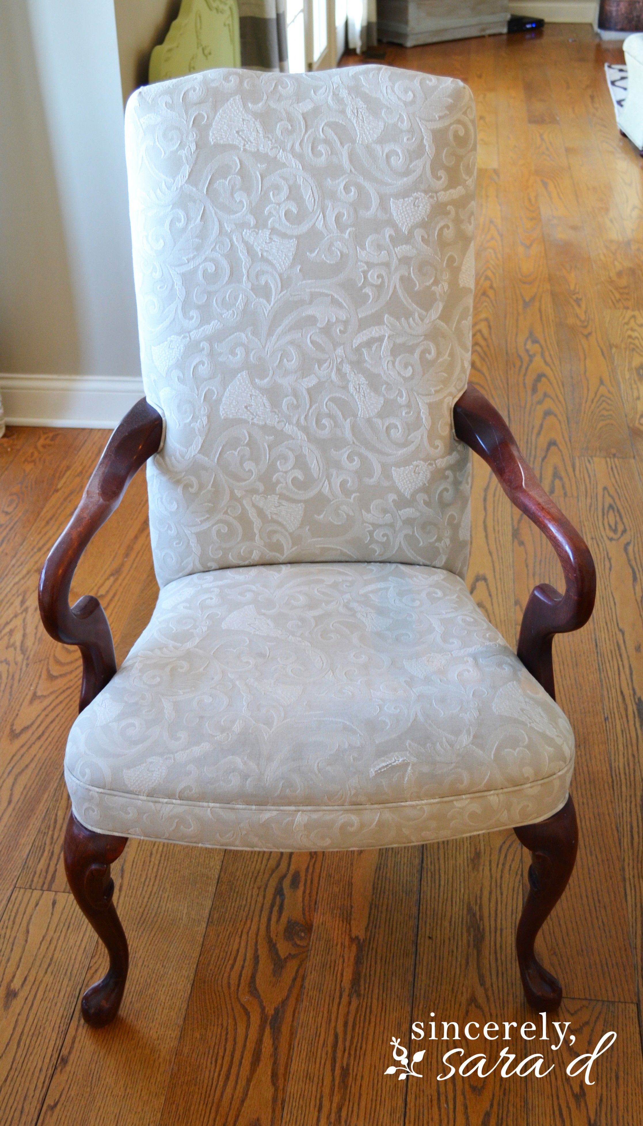 Paint A Fabric Chair With Chalk Paint Sincerely, Sara D. | Home ..