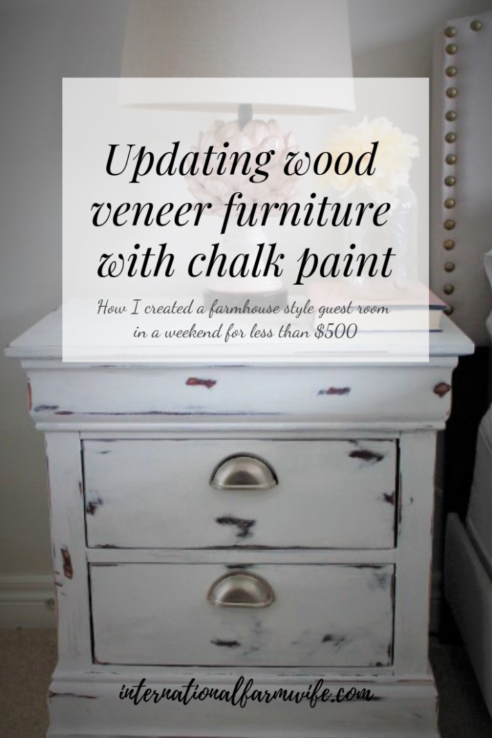 Paint Wood Veneer Furniture With Chalk Paint For A Quick, Easy And ..